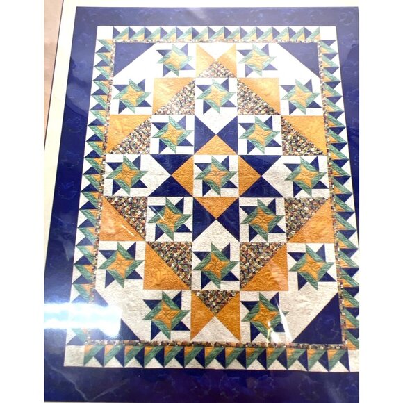 Twister Quilt Pattern 72" X 92" For Tucker Trimmer Tools By Deb Tucker - Picture 1 of 3